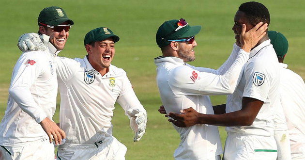 south africa beat india in test series
