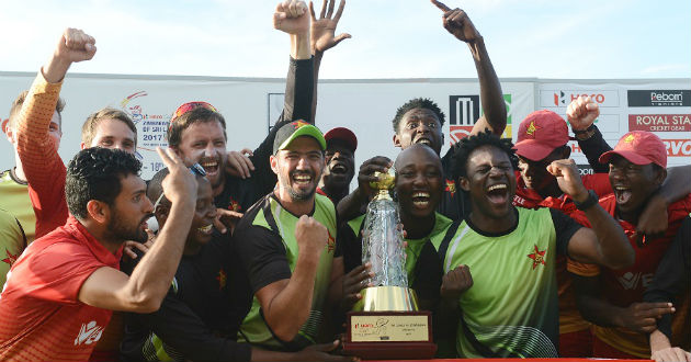 zimbabwe celebrate series win