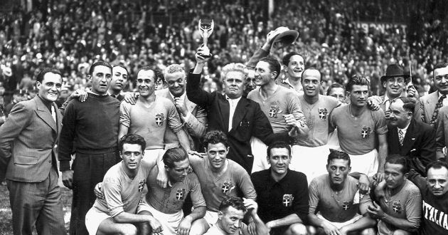 1938 football world cup champion italy