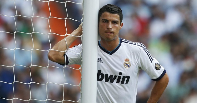 Cristiano Ronaldo sad