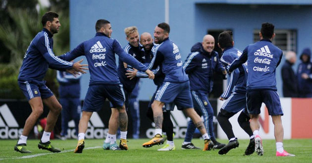 argentina team training
