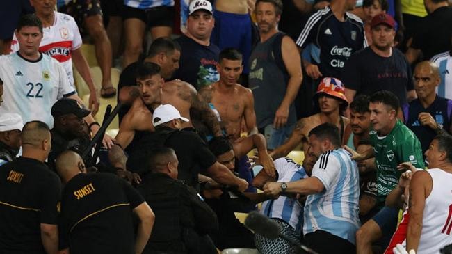 argentina vs brazil clash in gallery