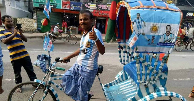argentine rikshaw in bangladesh