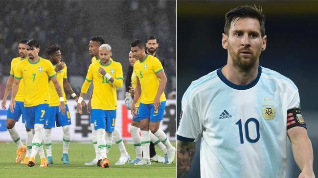 brazil team and messi