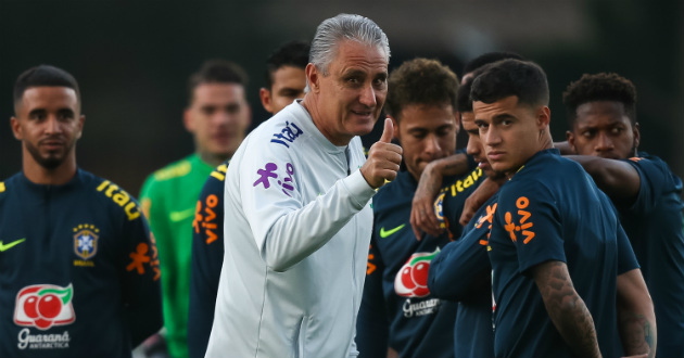brazilian coach tite talking to his team
