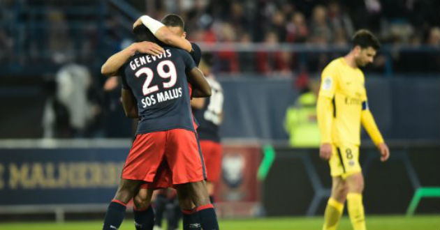caen safe with psg draw