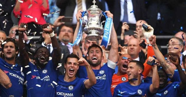 chelsea have been crowned the 2018 fa cup