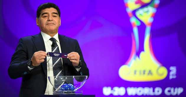 diego maradona world cup draw