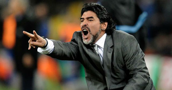 dont return home without copa trophy says maradona to messi and his team