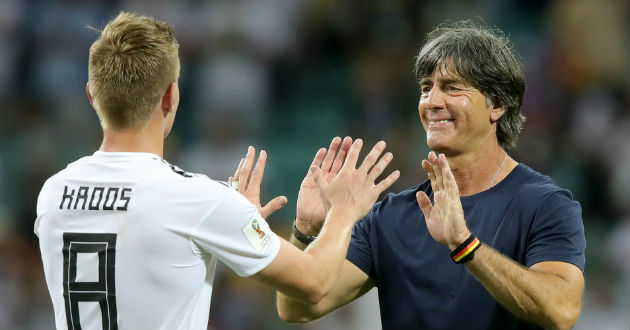 germany celebrate their thriller win over sweden