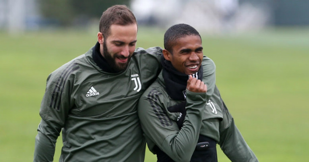 juventus in practice before the match against real madrid