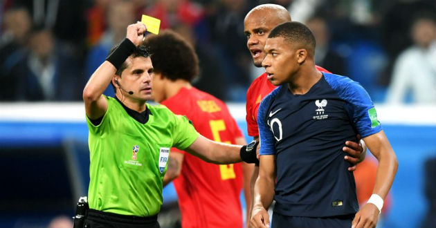 mbappe will play final despite double yellow cards
