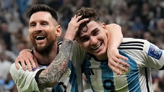 messi fired and argentina reached another final