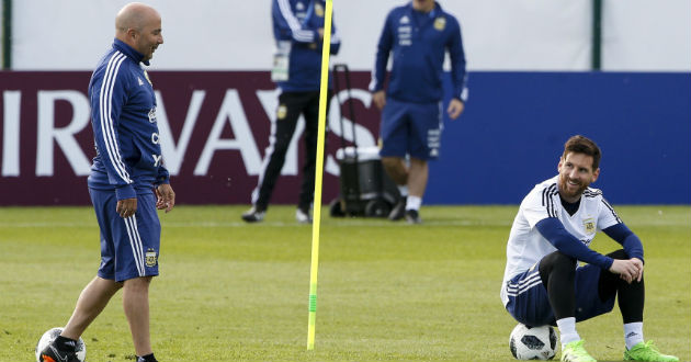 messi relax in practices