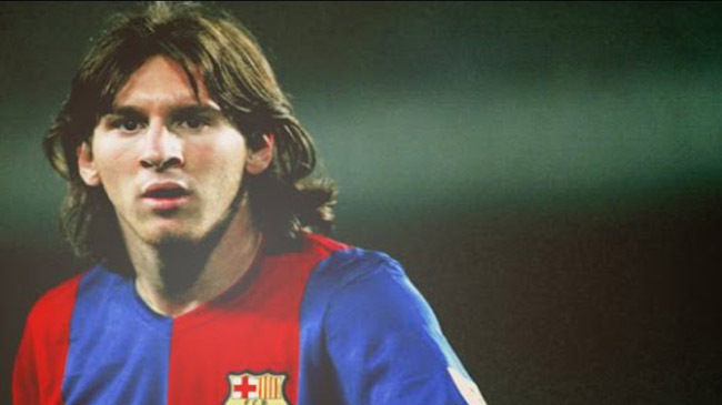 messi young