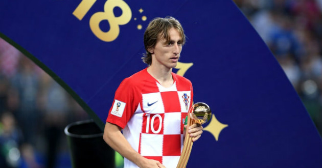 modric won the golden ball of russia world cup