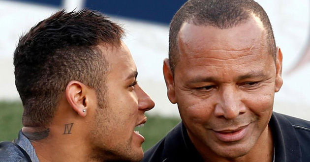 neymar and his father