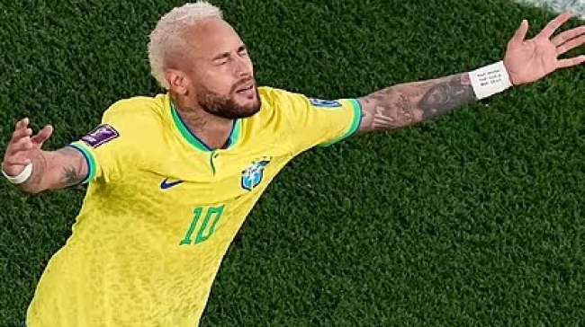 neymar shares pele records