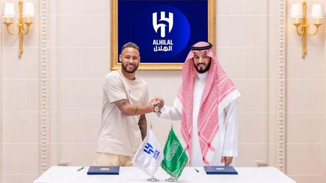 neymar signs for saudi football club al hilal