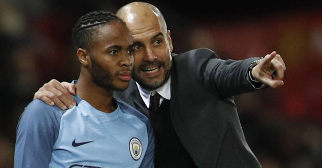raheem sterling with coach