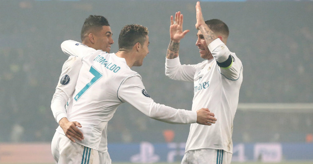 real madrid won against psg to go to last eight of epl