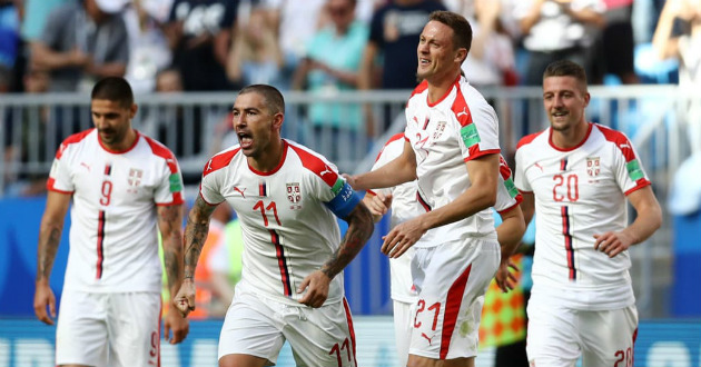 serbia beats costa rica on their world cup opener
