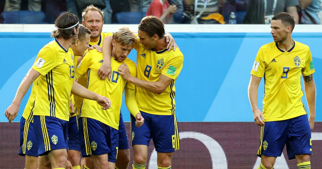 sweden beats switzerland and qualify for the quarter final