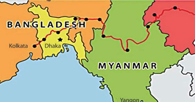 BD Myanmar map