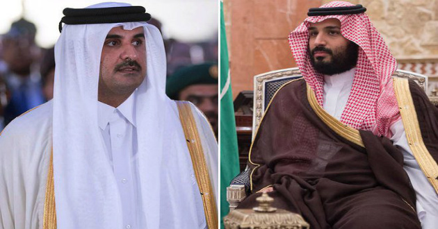 Qatar Emir Saudi Crown Prince