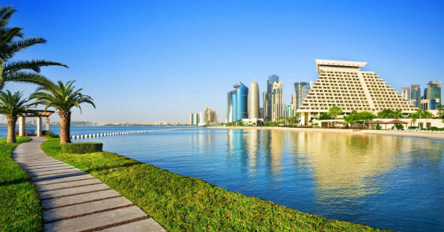 Qatars capital lovely view