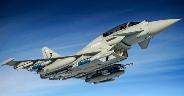 Typhoon fighters UK