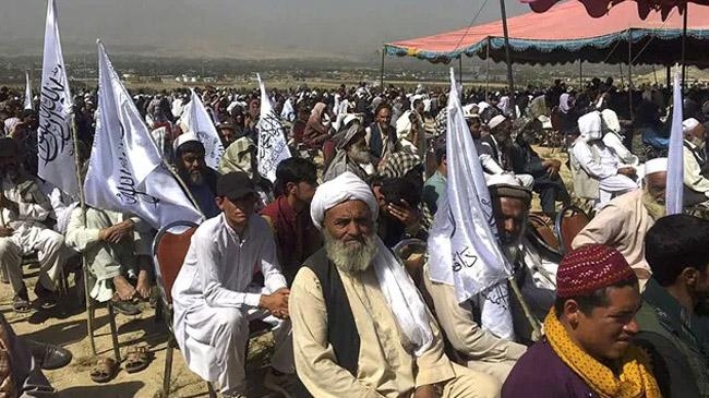 afghan rally kabul support taliban