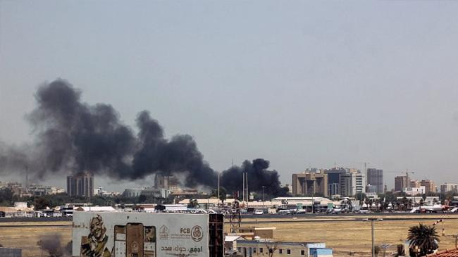 air strikes and artillery exchanges rocked khartoum