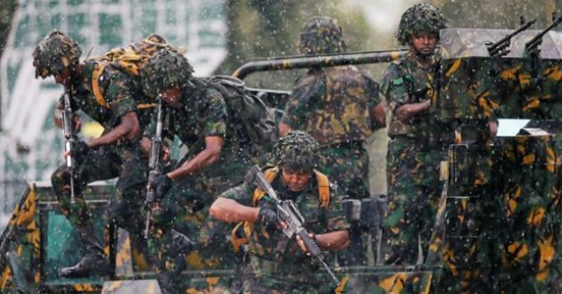 army in sri lanka during emergency