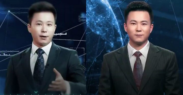 artificial news presenter in china