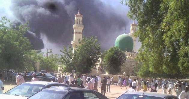 bomb blast in nigeria mosque
