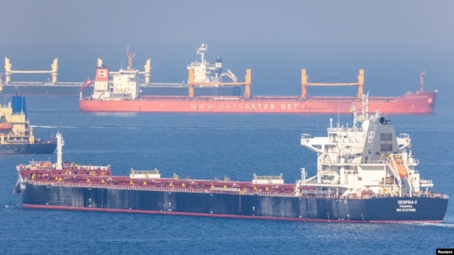 cargo ship despina v carrying ukrainian grain