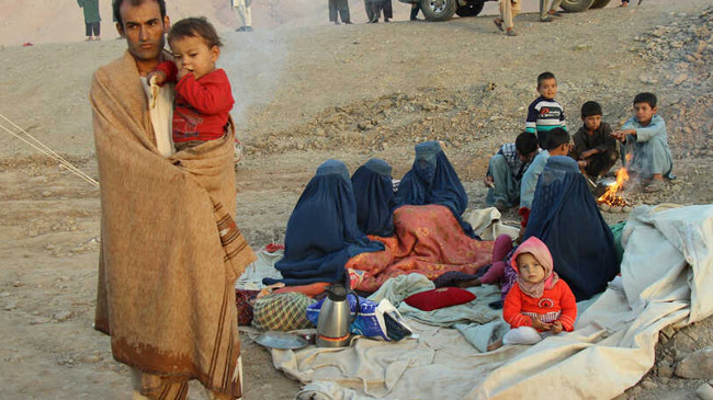 displaced families in afghanistan 1