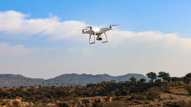 drone on india border