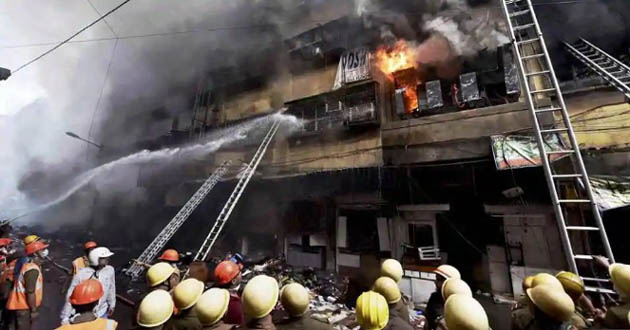 fire at bagree market in kolkata