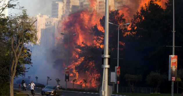 fire in israel 07