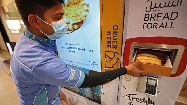 free bread from machines