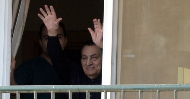 hosni mubarak released