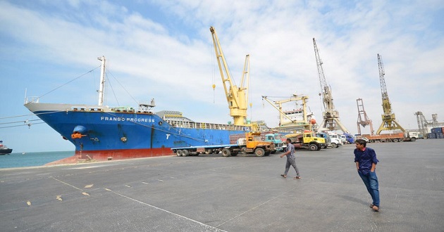hudaydah port in yemen