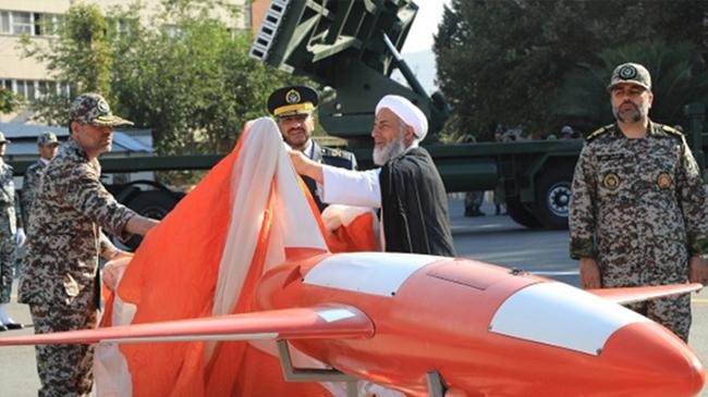 iran unveils latest precision strike drone