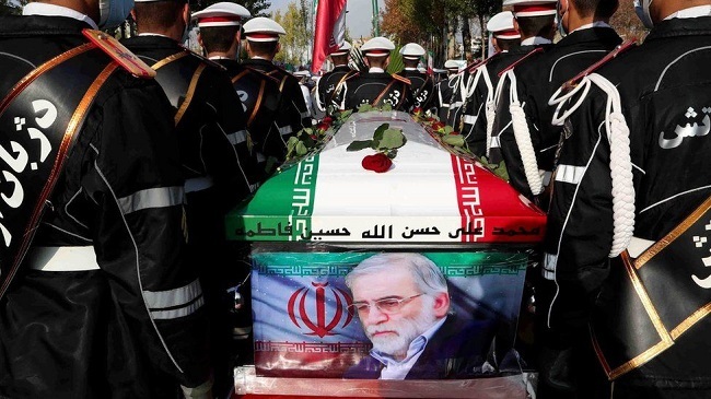 iraninan army officer killed by ai machine gun