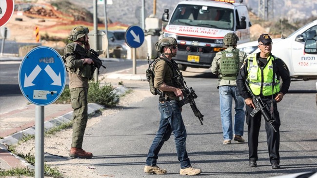 israeli security forces in hawara area