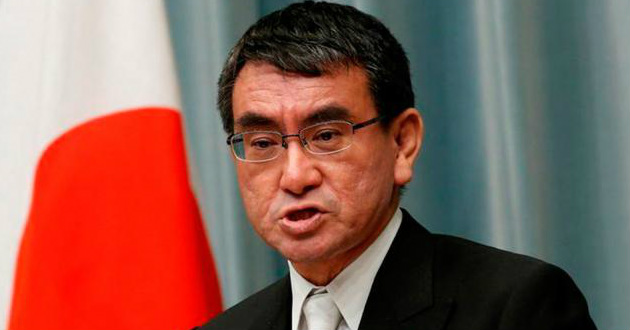 japanese foreign minister taro kono