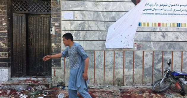 kabul damaged in explosion 31 killed