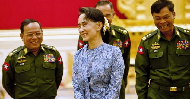 myanmar general suspend